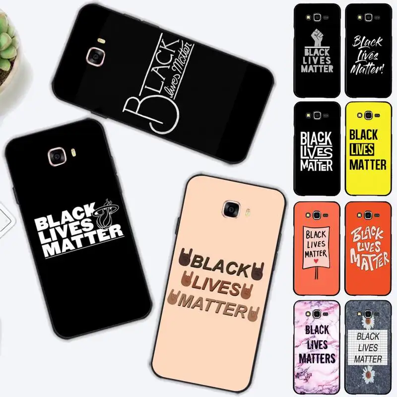 

Black Lives Matter Phone Case for Samsung J 2 3 4 5 6 7 8 prime plus 2018 2017 2016 core