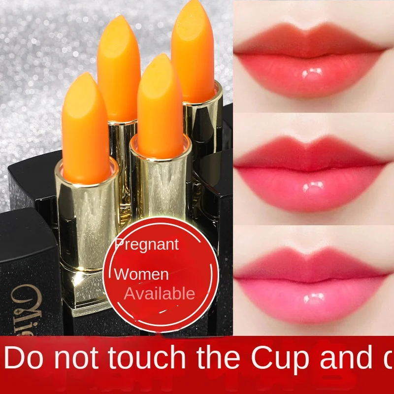 

Color-Changing Lipstick Moisturizing and Nourishing Lipstick Female Hydrating Non-Fading No Stain on Cup Waterproof Carotene Lip