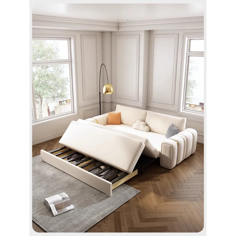 Современный легкий роскошный диван-кровать складной для гостиной маленькой