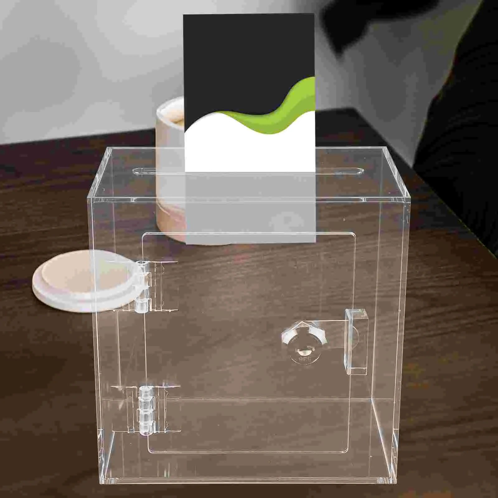 Коробки Прозрачный акриловый прозрачный оконный почтовый ящик для