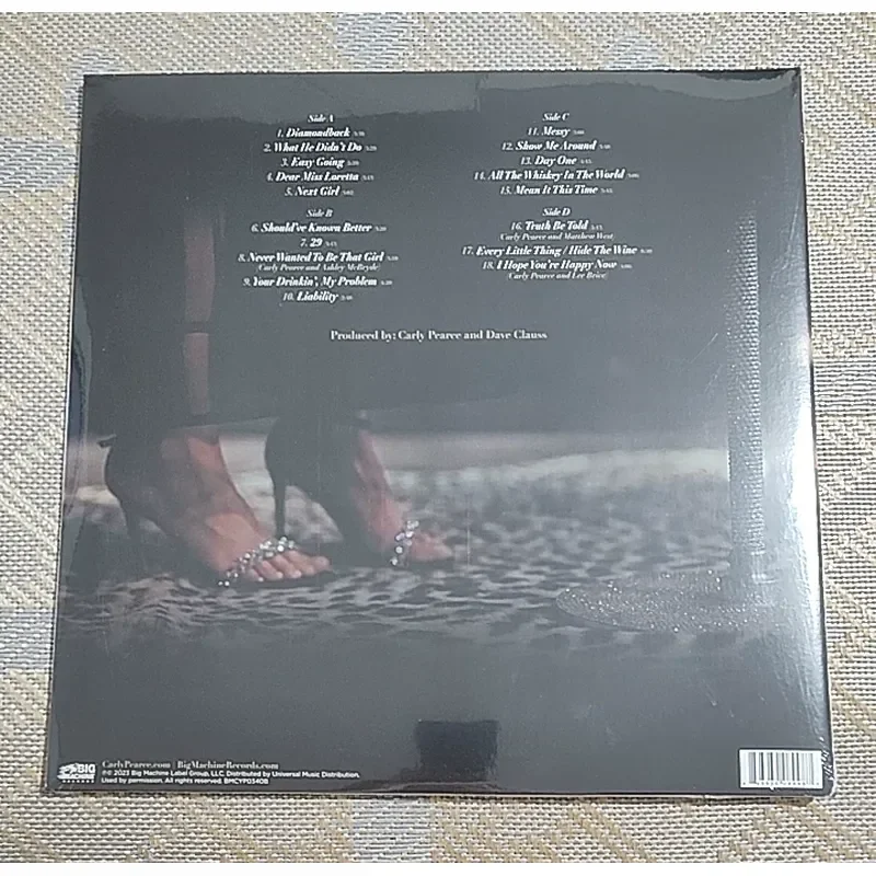 Фото Карли Пирс 29 Written in Stone Live for Gold Vinyl 2LP №3