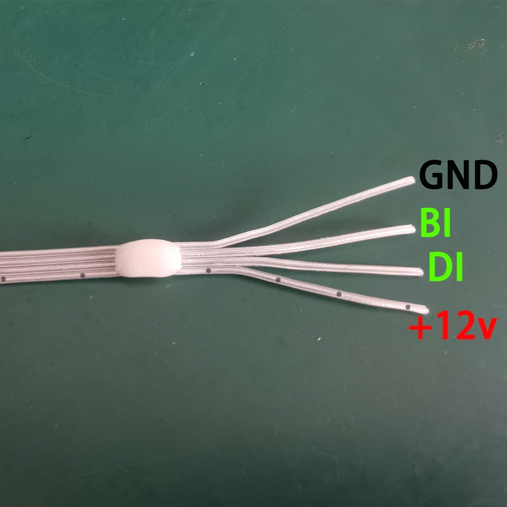 1000 светодиодов 12 В постоянного тока WS2815 4 контакта резервная линия передачи