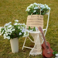 1pc artificial jasmine%c2%a0flower silk fake flores outdoor wedding decoration sztuczne kwiaty decoraci%c3%b3n de habitaci%c3%b3n hogar