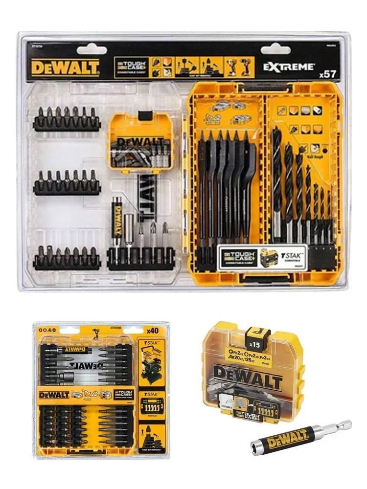 Dewalt DT70734 DT70705 DT70758 Набор сверл по металлу TSTAK со спиральным и плоским сверлом для