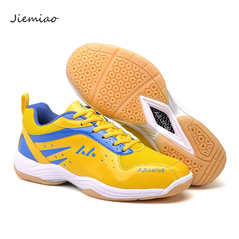 

JIEMIAO New Men and Women Tennis Shoes Outdoor Professional Tennis Training Sneakers Non-slip Breathable Badminton Sport Shoes