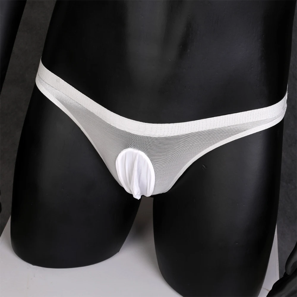 

Men’s Panties Sexy Thong Sissy Underpants Sheer Briefs Ultrathin Comfortable Underwear Pouch G-String Sensual Lingerie
