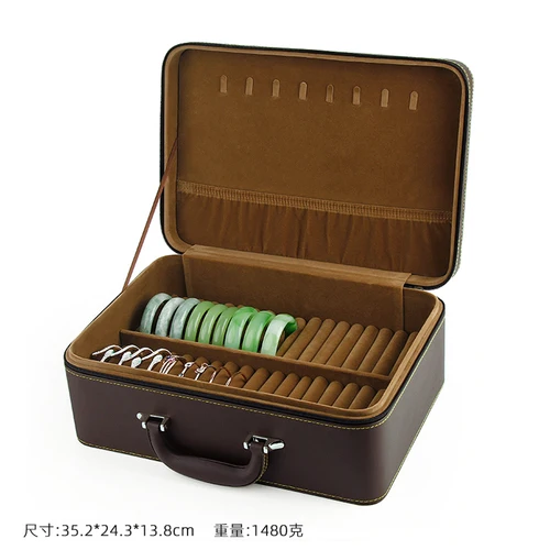 

Большой размер шкатулка для драгоценностей, органайзер, кожаные шкатулки для драгоценностей для женщин, браслет, бархатный лоток, подставка, аксессуары, коллекция, подарок