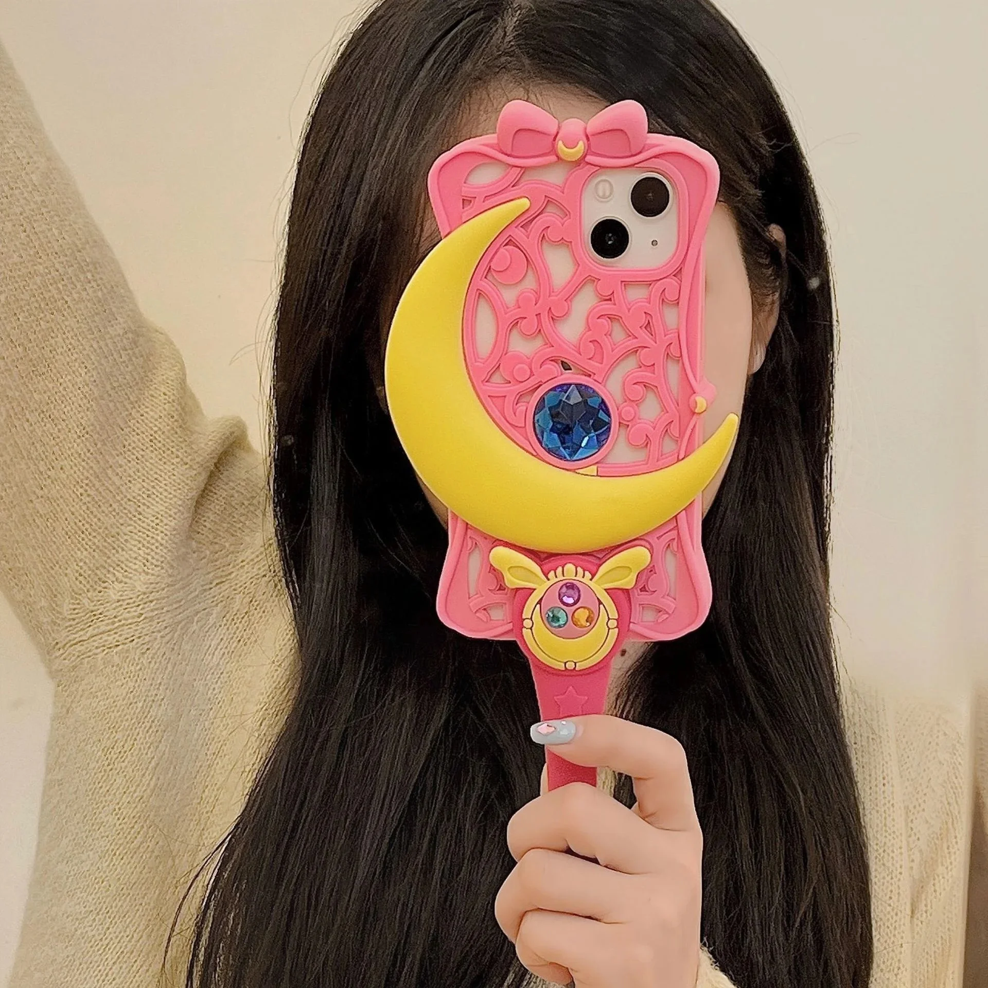 

Статуэтка Pink Pretty Girl Star Moon Stick