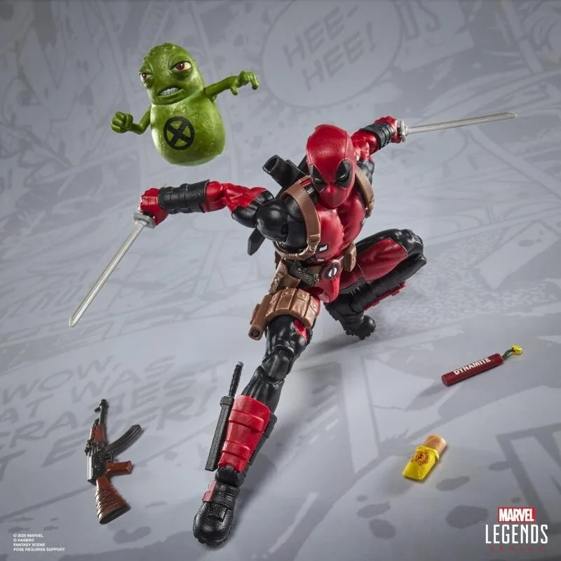 Фото Оригинальная коллекционная фигурка Hasbro Marvel Legends Maximum Series Дэдпул, 6-дюймовая, для мальчиков и девочек, подарок, коллекционная модель №5