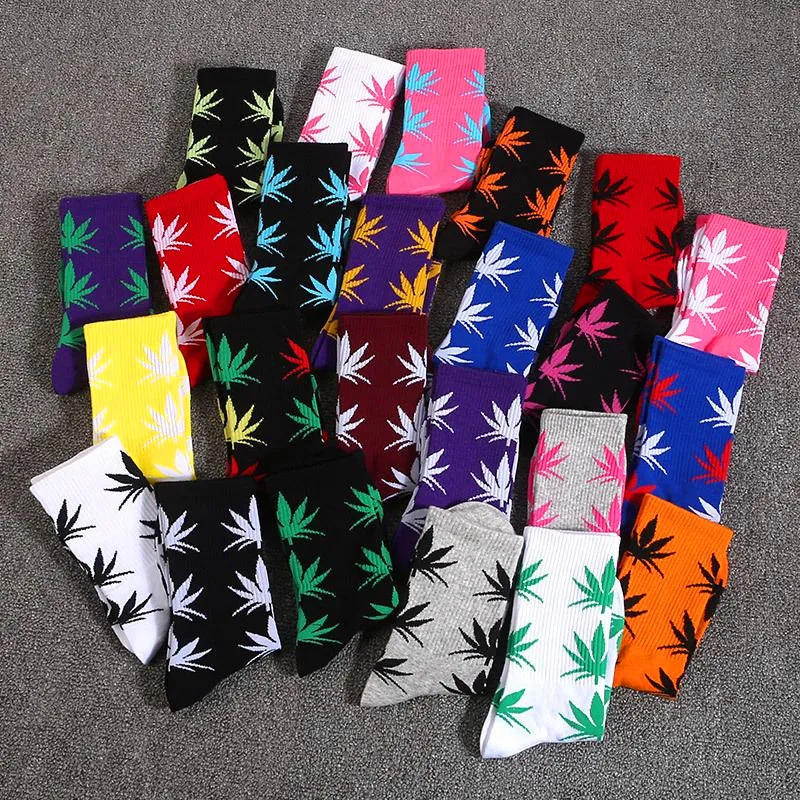 53 Colors Cool 36- 44 Unisex Men's Funny Skateboard Socks Lo
