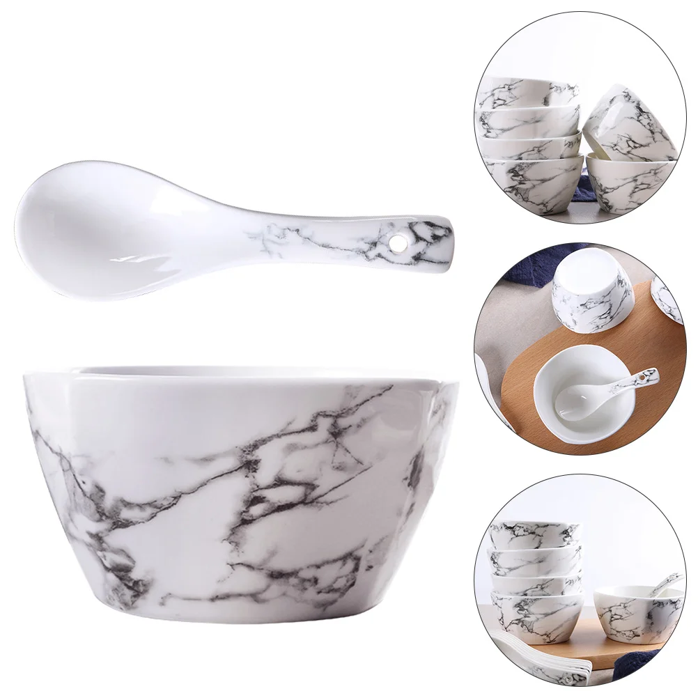 

Bowl Bowls Ceramic Salad Dessert Soup Porcelain Mixing Cereal Rice Serving Appetizer Pasta White Snack Fruit Noodle Ramen Spoon