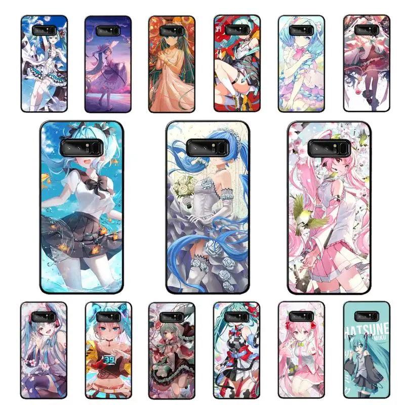 

BANDAI Hatsune Miku Phone Case for Samsung Note 5 7 8 9 10 20 pro plus lite ultra A21 12 02