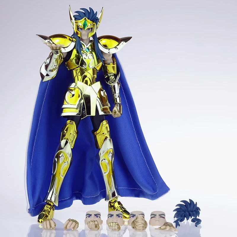 Фигурка MST Saint Seiya Myth Cloth EXMEX Metal Aquarius Camus с головой Hyoga Cygnus 24K Hades Gold Knights of the Zodiac (art.: 3920cffb4a352) - 3920cffb4a352