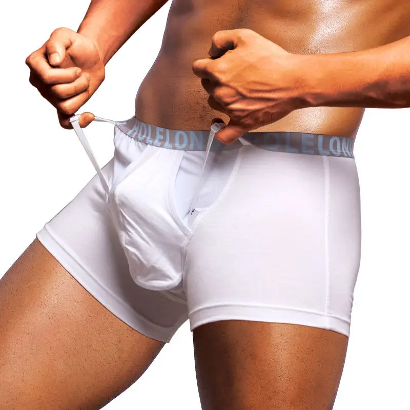 Men's scrotal support belt functional underwear spermatic vein testicle lifting bullet scrotal drag separation quadrangle pants