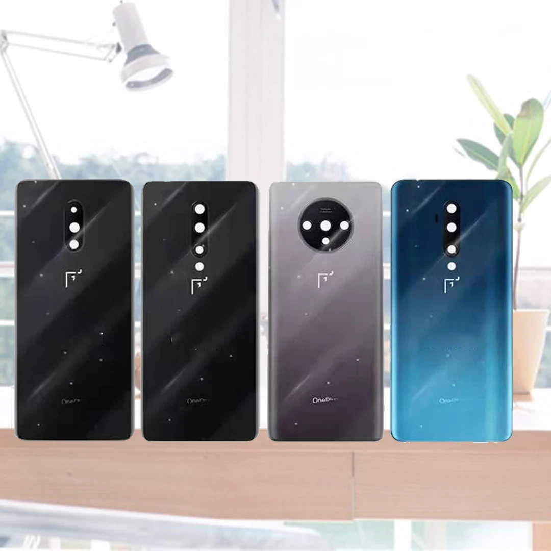 Najtaniej Dla OnePlus 6 6T 7 7T 7PRO 7TPRO Bateria Szklana Tylna Obudowa Dla OnePlus 6 6T 7T Pokrywa Baterii Obudowa Z Pokrywą Obiektywu Kamery