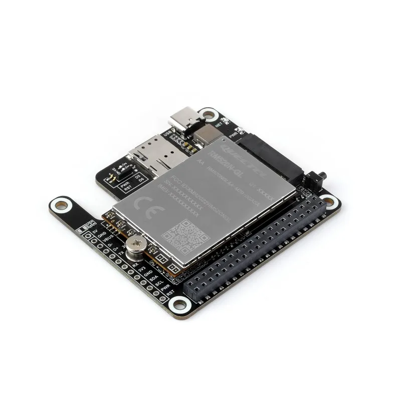 PCIe для Φ/4G/HAT разработан Raspberry Pi 5 совместим с 3042/3052 модулями SIMCom/Quectel 5G