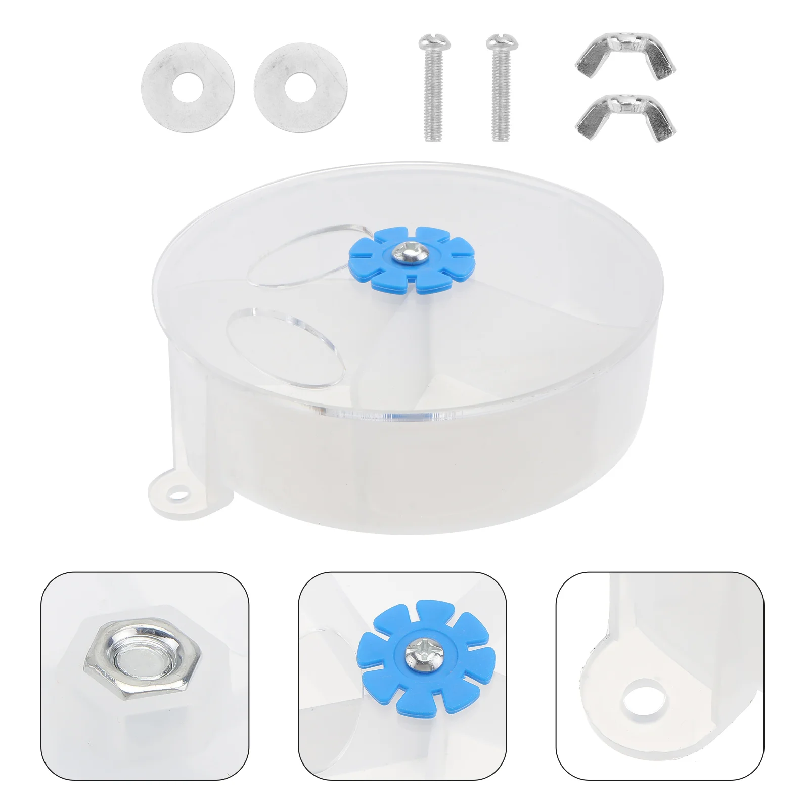 Отсек для еды система пищи птиц жевательные игрушки колесо попугая контейнер