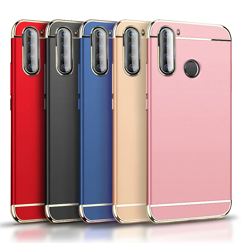 Роскошный чехол 3 в 1 с покрытием для телефона Xiaomi Redmi Note 4 4X 5 6 7 8 9 Pro Max жесткий из