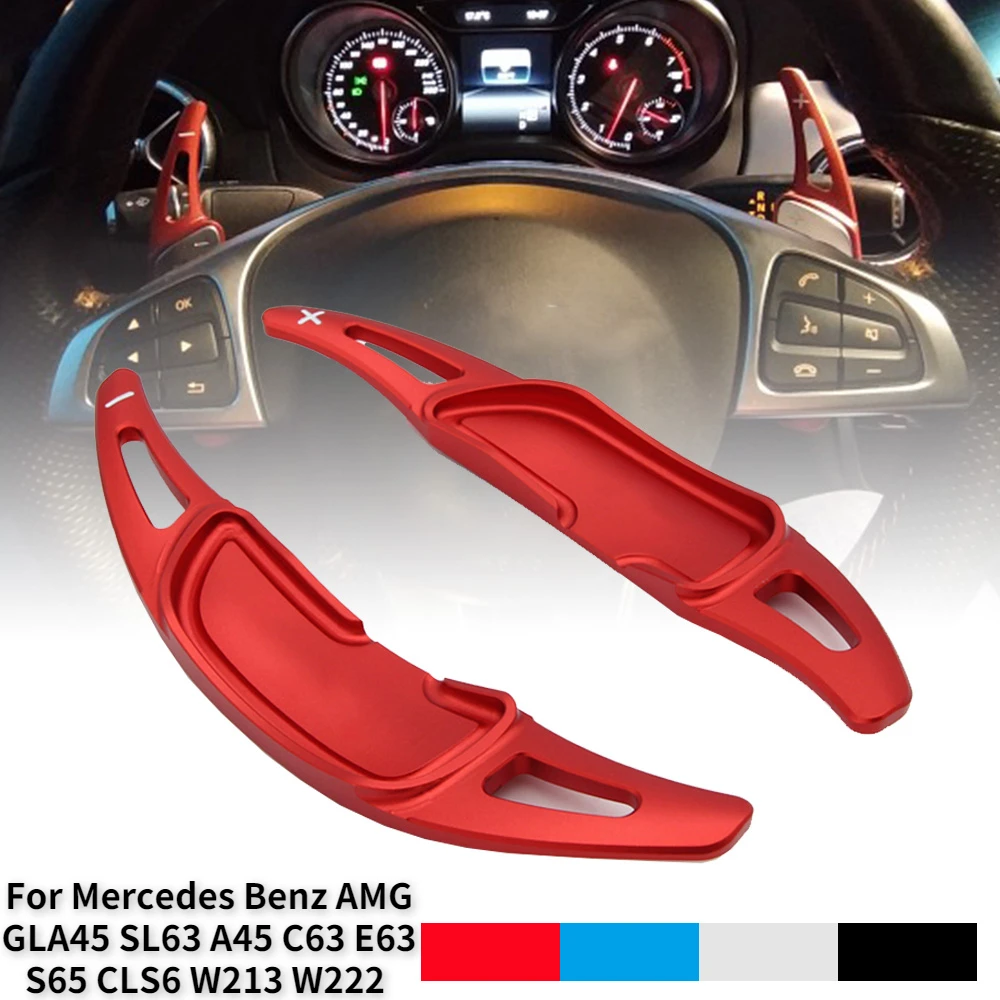 

For Mercedes Benz AMG GLA45 SL63 A45 C63 E63 S65 CLS6 W213 W222 Aluminum Car Steering Wheel Shift Paddle Extender DSG