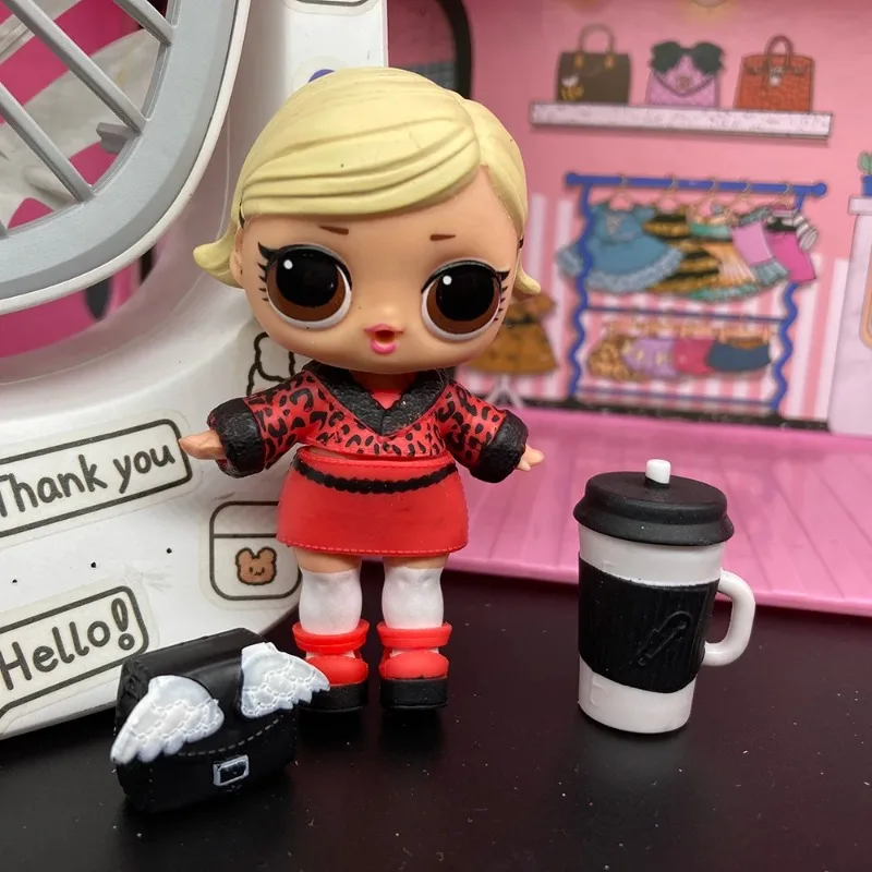 Мультяшная кукла MINISO 8 см комбинированные аксессуары для одежды игрушка сделай