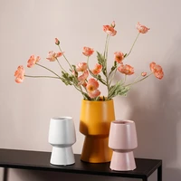modern simple morandi matte ceramic vase exhibition hall decoration dry flower vase creative home furnishings