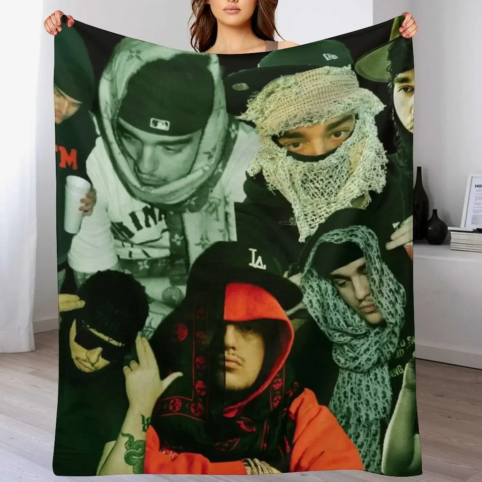 Коллаж Yeat Tribute дизайн плаката 2022 одеяло спальный мешок аниме модные диваны одеяла