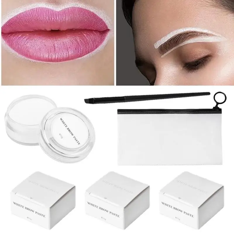 

Eyebrow Mapping Tool Microblading Marker Pen White Tattoo Brow Paste Eyebrow Permanent Makeup Mapping Paste Brow Lip Shape Tool