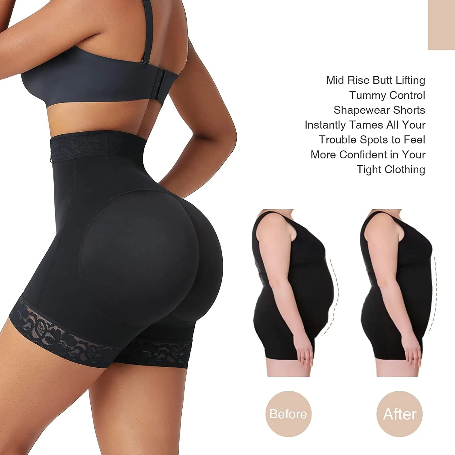 Seamless Waist Trainer Zipper Tummy Control Panties Body Shaper Shapewear Corset Fajas Reductoras Y Modeladoras Mujer Underwear