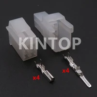 1 set 4 pins auto replacement socket parts 6090 1011 6090 1041 car plastic housing unsealed cable connector