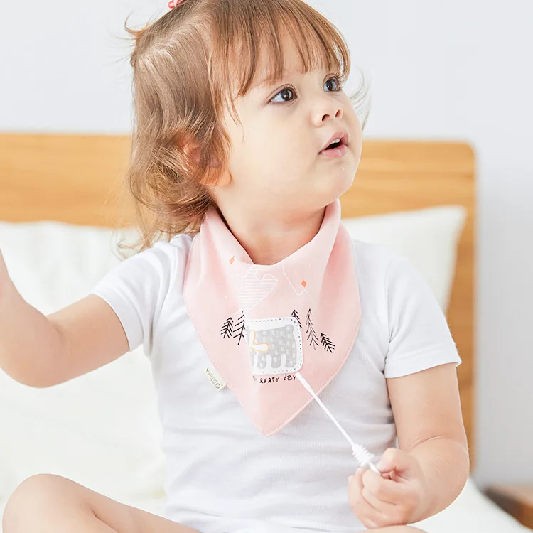 

INGWTRUS детский хлопковый водонепроницаемый нагрудник для младенцев детский треугольный Регулируемый шарф для девочек бандана для кормления...