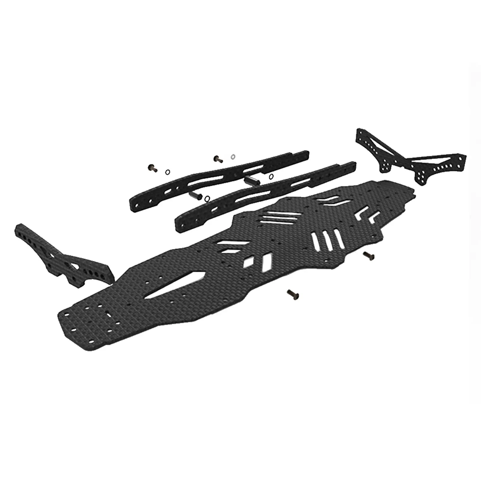 

1:10 Off Road Drift Carbon Fiber Replacement Parts Easy Install Chassis DIY Toy RC Car Upgrade Kit Styling For MST RMX2.0S