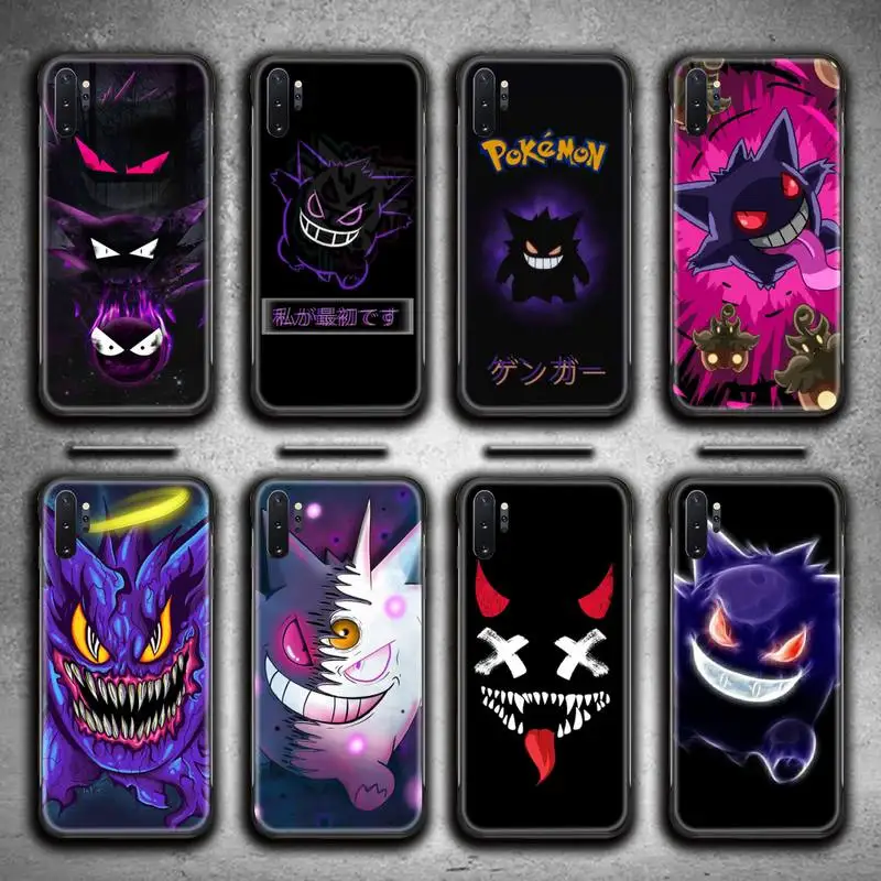 

Pokemon Gengar Phone Case For Samsung Galaxy Note20 ultra 7 8 9 10 Plus lite M51 M21 M31S J8 2018 Prime