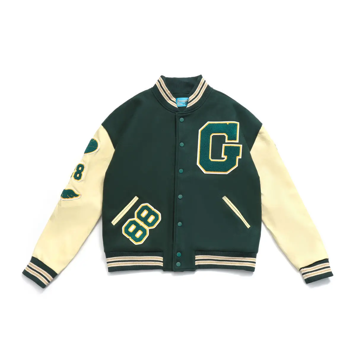 

2022 Hip Hop Varsity Jacket Mens Furry Letters Embroidery Color Block College Jackets Womens Harajuku Fashion Baseball Coats Ins
