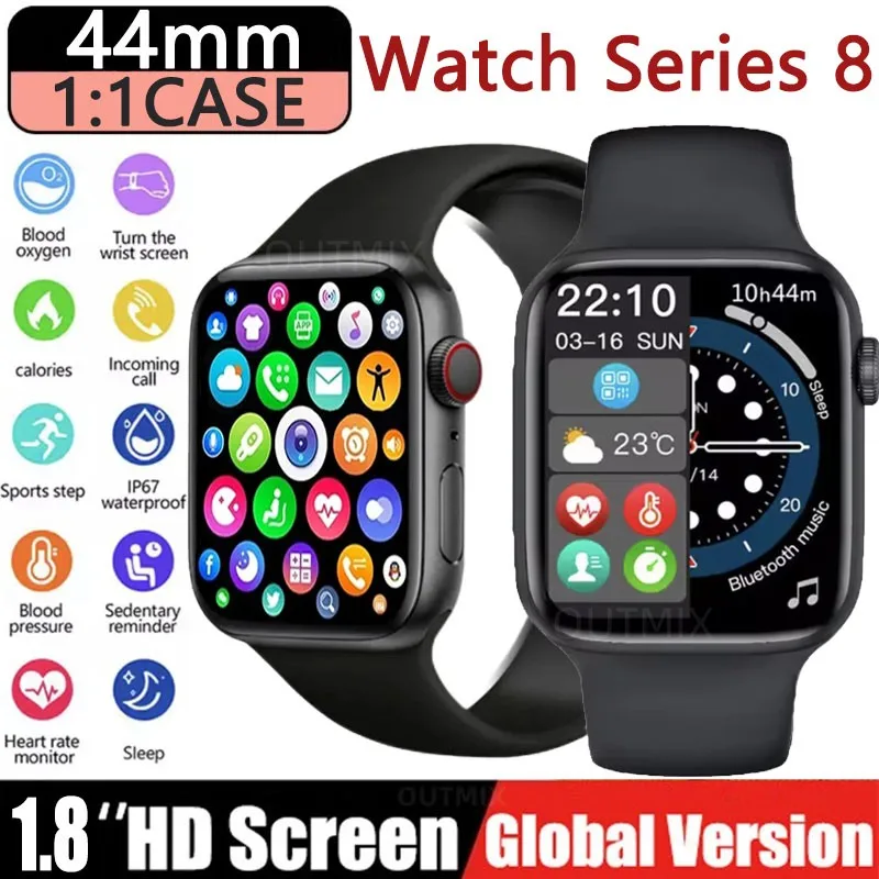

Smart Watch Series 8 Answer Call Sport Fitness Tracker Custom Dial Smartwatch Men Women Gift For Apple Phone PK IWO 27 X8 T500