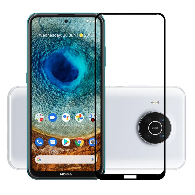 

Защитные пленки с полным покрытием экрана для NOKIA X10, устойчивая к царапинам Защитная пленка, закаленное стекло для NOKIA X10