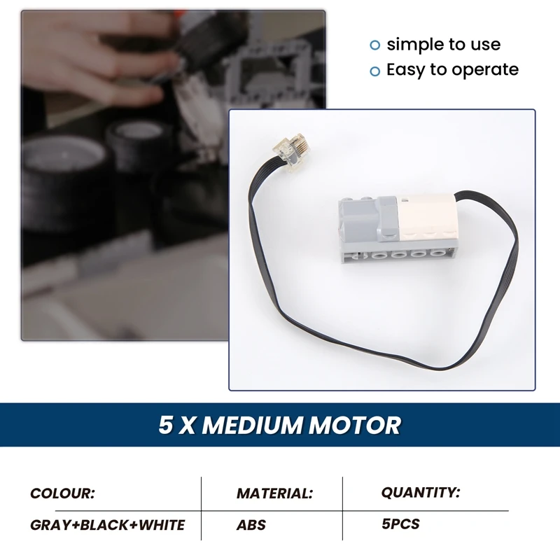 Детали для строительных блоков FBIL-5Pcs детали электрической мощности Wedo 2 0
