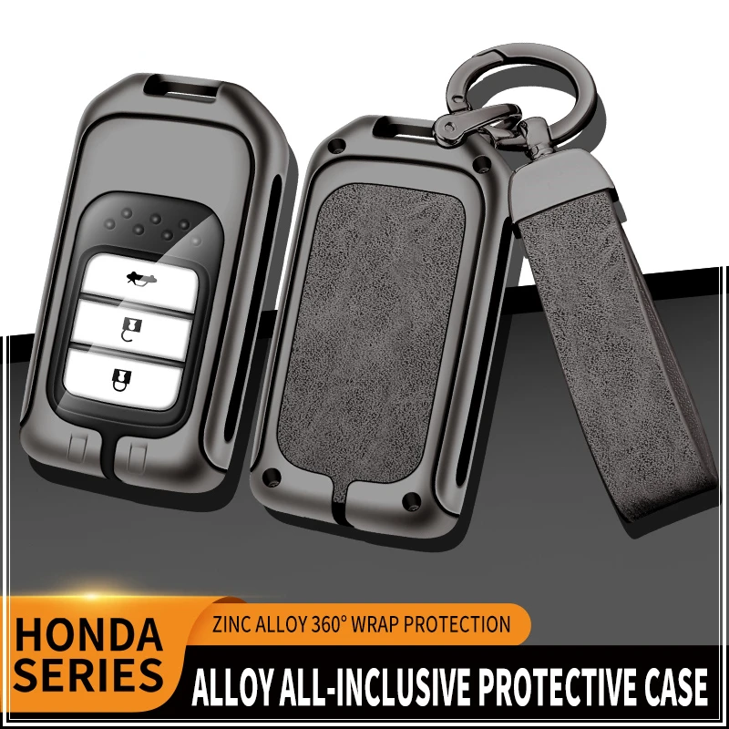

Car Remote Key Case Cover Fob Shell For Honda CRV Pilot Accord Civic Fit Freed HRV City Odyssey XR-V Vezel Jazz Accessories