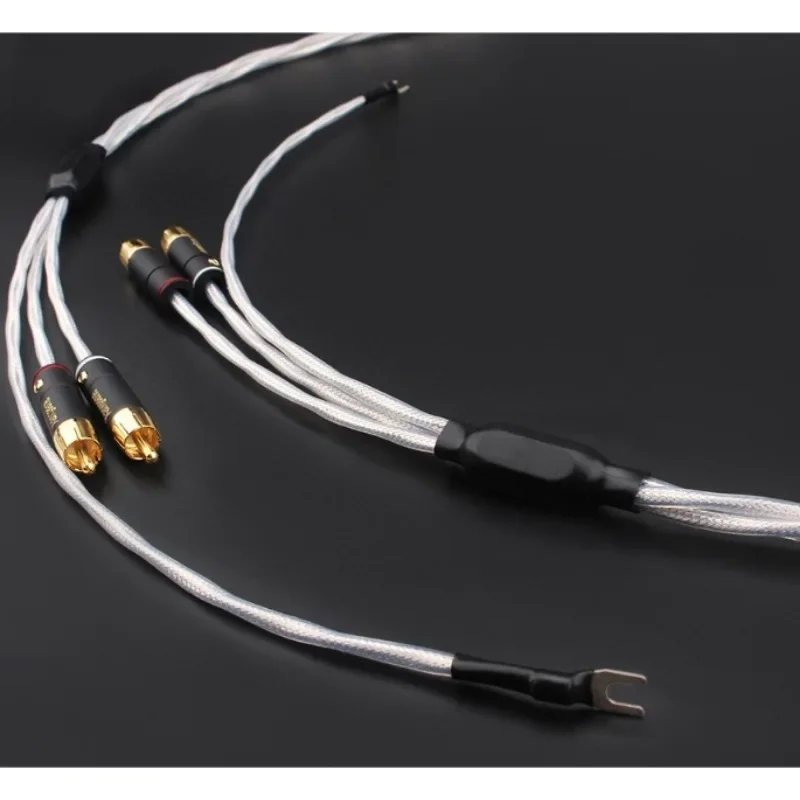 HiFi аудио линия посеребренный медный усилитель проигрыватель пластинок