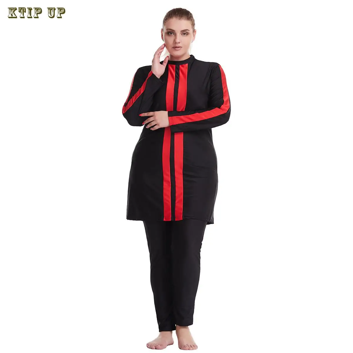 

Muslim Large Islam Swimwear Islamic Full Cover Modesty Plus Size Summer Beach Swim Wear Arab Women Beachwear Burkini Swimsuit