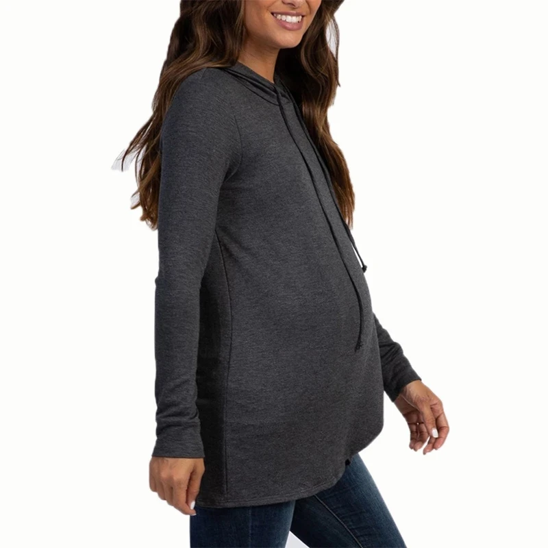 Ladies New Autumn Winter Sweater Women's Maternity Long Sleeve Sports Hoodie