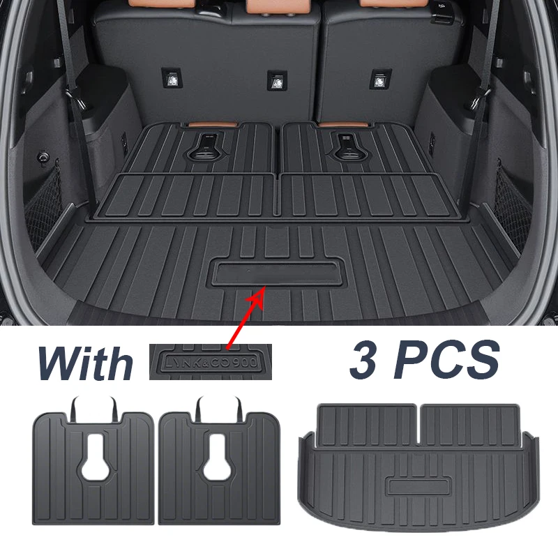 

Для Lynk Co 900 2025 2026 материал ТПЭ, автомобильный коврик для багажника, подкладка для багажника, коврик для хранения грузовика, антигрязные водонепроницаемые автомобильные аксессуары