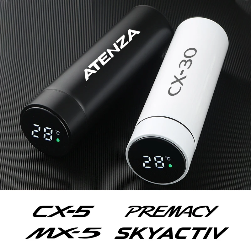 

Display Temperature Coffee Mug for Mazda Demio CX-5 Axela 3 MPS CX-3 6 Atenza MS MX-5 CX-30 Skyactiv Bt-50 2 Premacy CX-9