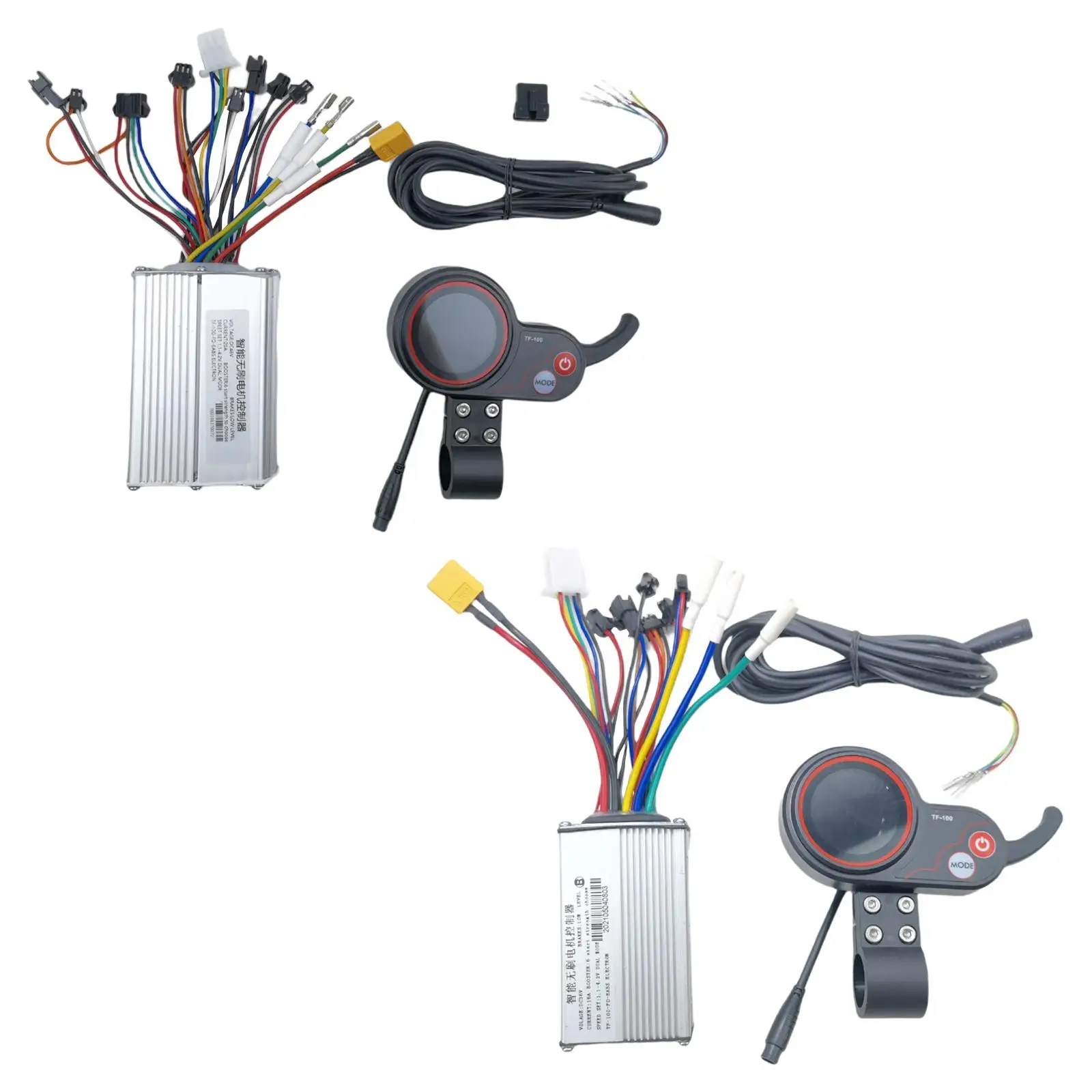 

Motor Brushless Controller LCD Display Lightweight 36V-48V Aluminium Alloy Steady Speed for Scooter E-Bike Accessories Bike