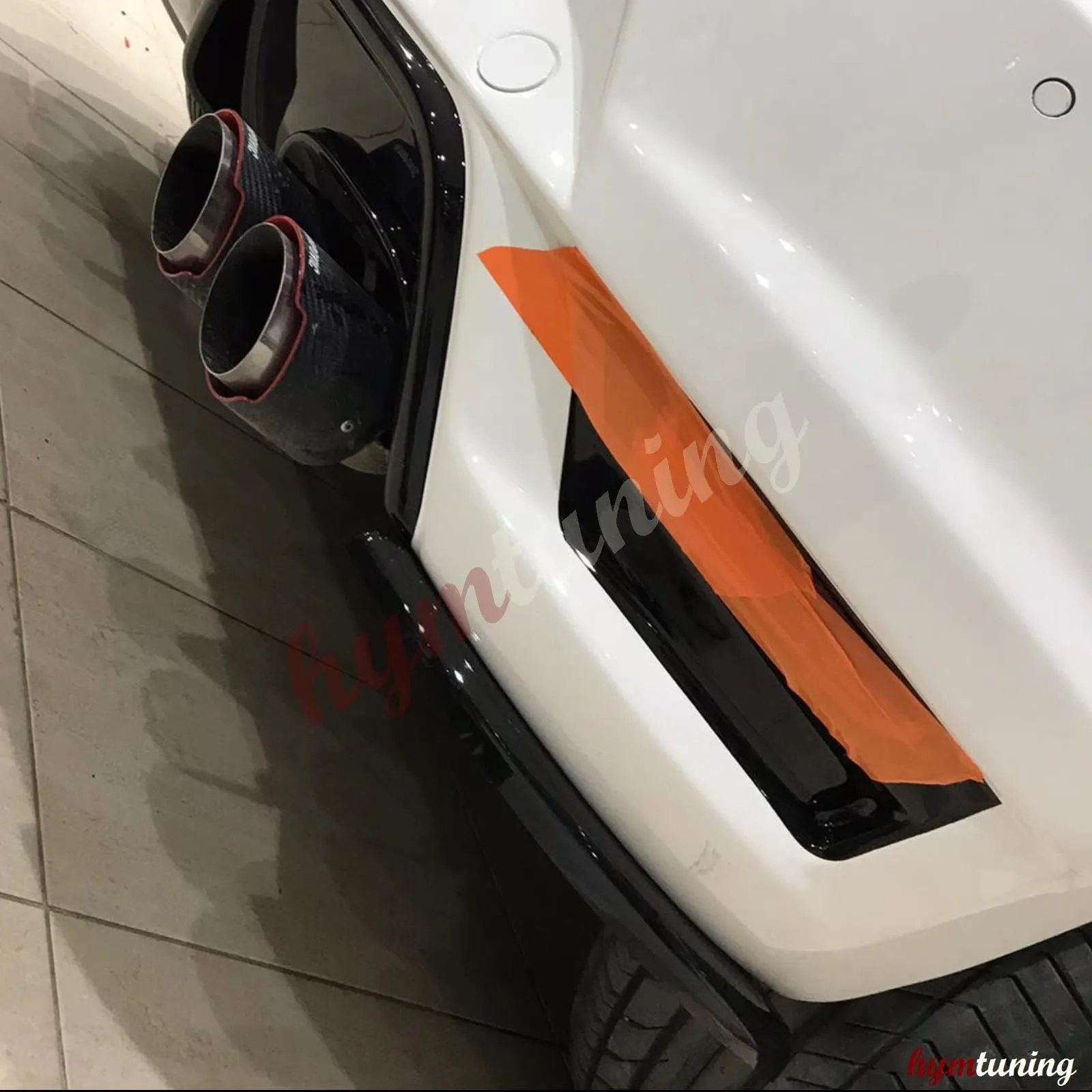Угловые щитки для заднего бампера Seat Leon MK3 MK3.5 Aero глянцевый черный пианино 2013 2014 2015