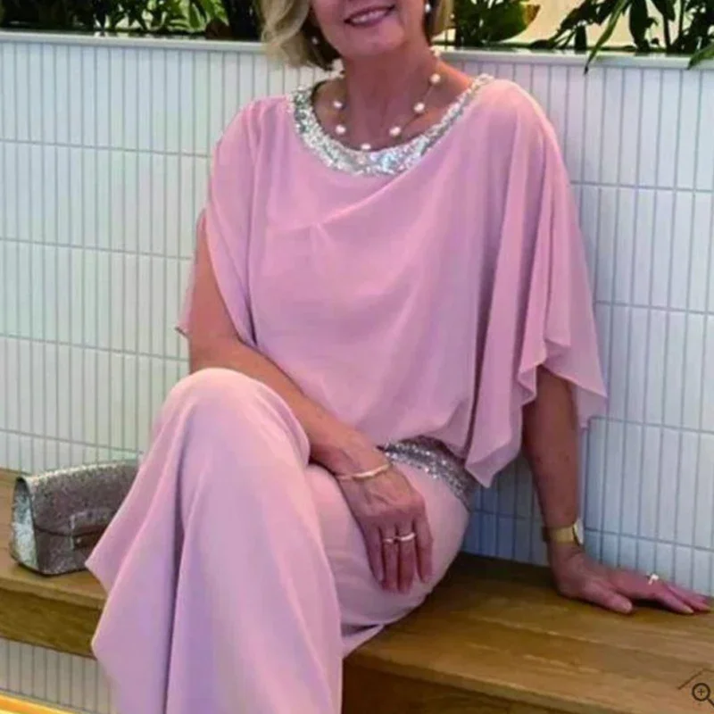 Женский модный костюм в стиле пэчворк Элегантная блузка с круглым вырезом и