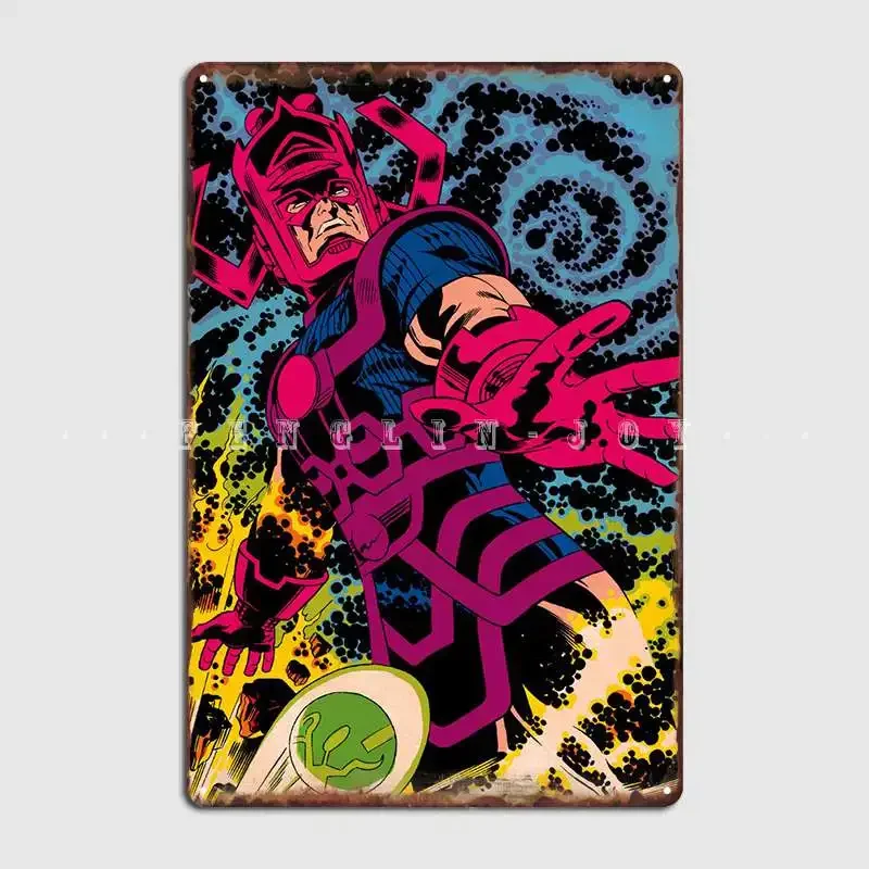 Галактик Металлическая вывеска Паб Гараж Клуб Создать настенную табличку