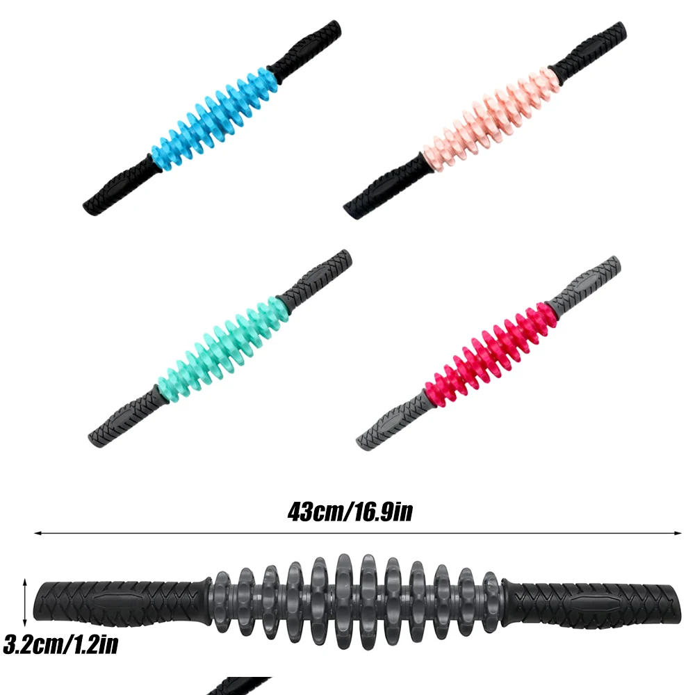 

Massage Roller Stick Lymphatic Drainage Massager Cellulite Massager Therapy Muscle Roller For Back Fascia Legs Foot Neck