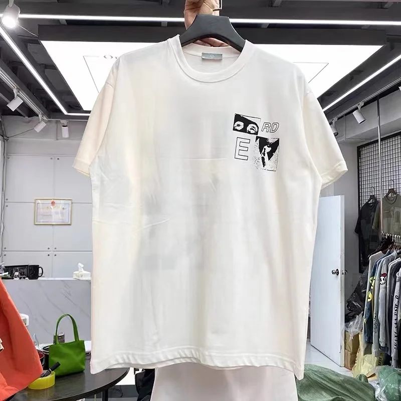 

Vintage print rock band, High Street short-sleeved T-shirts, loose-fitting men