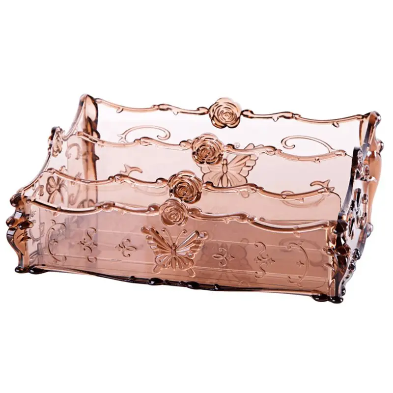 

Makeup Organizer For Student Large Capacity Cosmetic Storage Box Desktop Jewelry Nail Polish Drawer Container Pen Pencil Holder