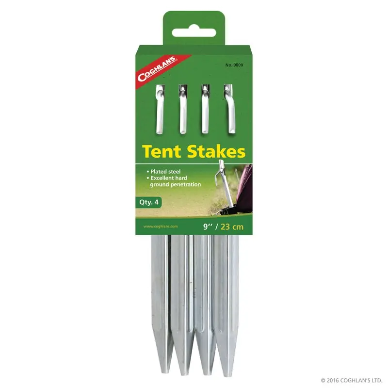 

Steel Tent Stakes - Pkgd